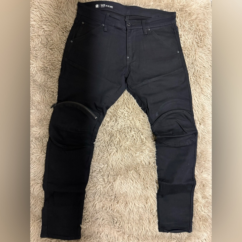 G-Star 5620 3D Zip Knee Denim